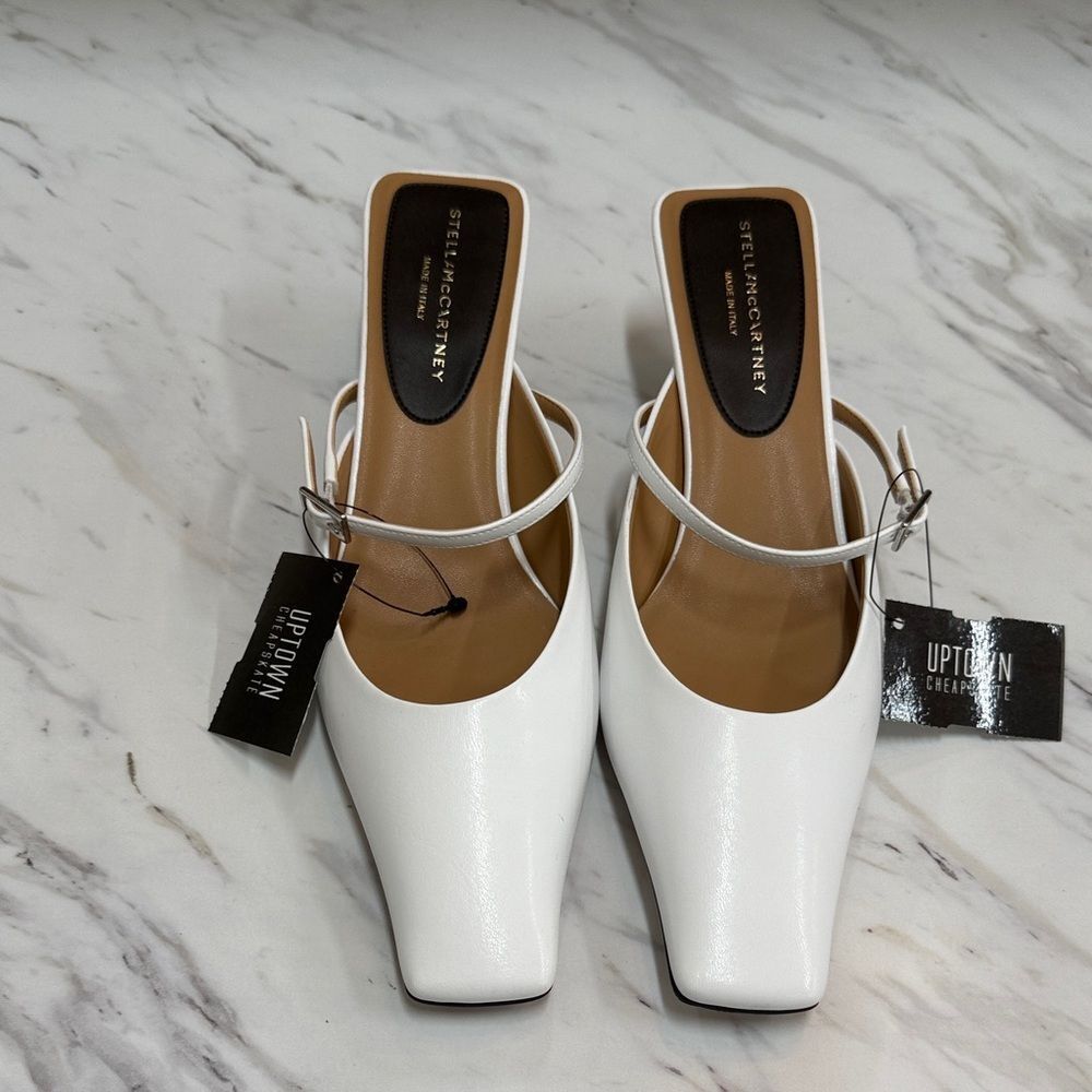 Stella McCartney White Heeled Sandals